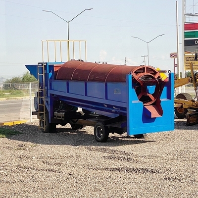 100-200t/h Minería de energía pantalla de tambor móvil para la separación de oro y diamantes