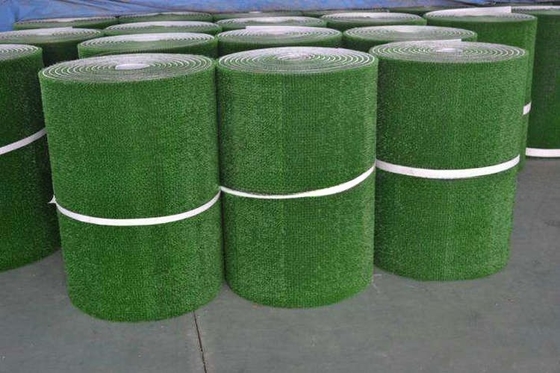 Alta tensión reciclaje minería de oro alfombra verde hierba de plástico con fabricación personalizada