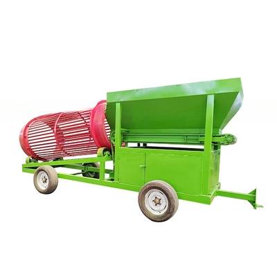 Máquina de tamizado móvil de astillas de madera y compost pequeño
