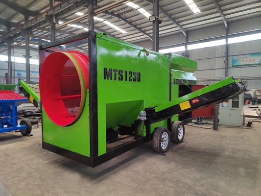 1-200 toneladas por hora Capacidad Máquina de tambor de compostaje rotativo