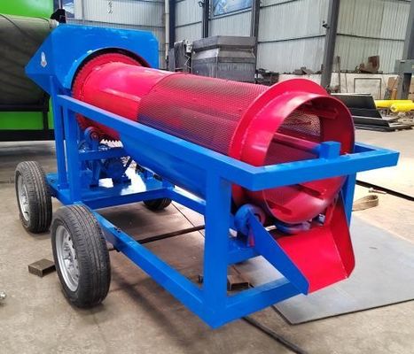 Ventaja a pequeña escala Maquinaria de minería de oro Equipo Trommel Screen para la minería de energía