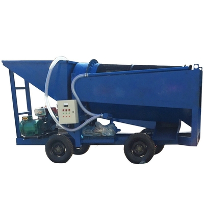 Capacidad de procesamiento pequeño Río Tambor Pantalla giratoria Separador de recolección de oro 1200 KG