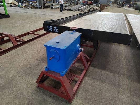 Tabla de agitación de laboratorio de separación de minerales personalizada para la separación de mineral de oro