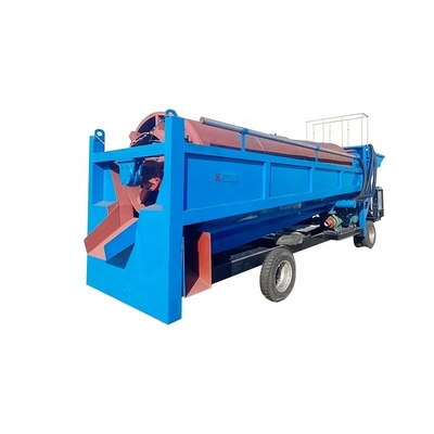 100-200 toneladas/hora Planta portátil de pantalla de tambor para minería de oro con tecnología avanzada