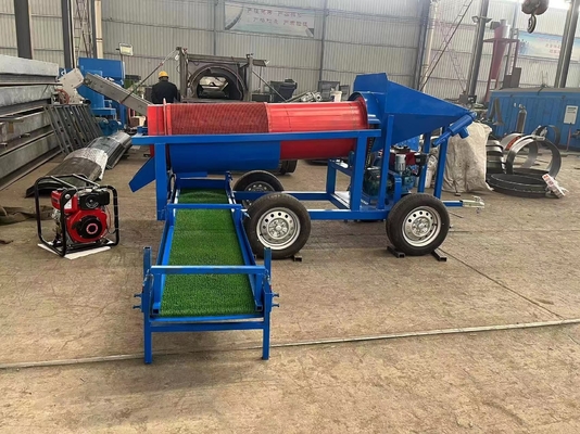 Equipo de extracción de oro portátil Máquina de lavado de oro móvil mini y planta de lavado fácil
