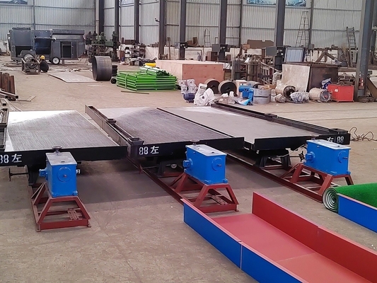 Eficientemente recoger oro laboratorio de separación de minerales Mini portable oro 6S agitación mesa