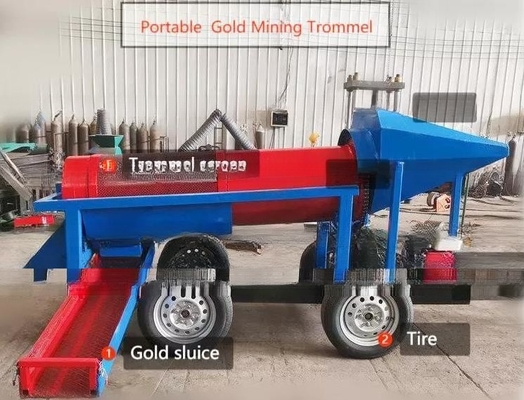 Equipo de extracción de oro portátil ventaja Obvio efecto de selección de oro 3000*1000*1800