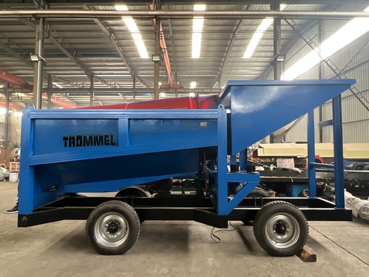 220V/380V Separador de arena de oro Maquinaria aluvial de minería de oro Lavadora de plantas de oro Pantalla de tambor