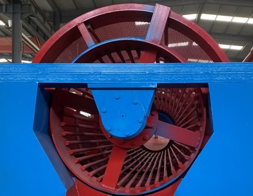Equipo de separación de minerales Placador de arena aluvial portátil planta de tambor de oro