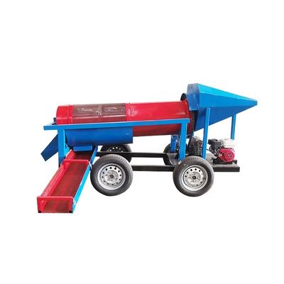 Capacidad pequeña Mobile Arenas aluvionales de oro Lavadora de la planta Trommel pantalla fácil de transportar