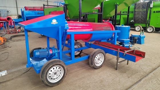 Planta portátil de lavado de oro de arena aluvial con dimensiones de 3,0 m*0,8 m*1,6 m