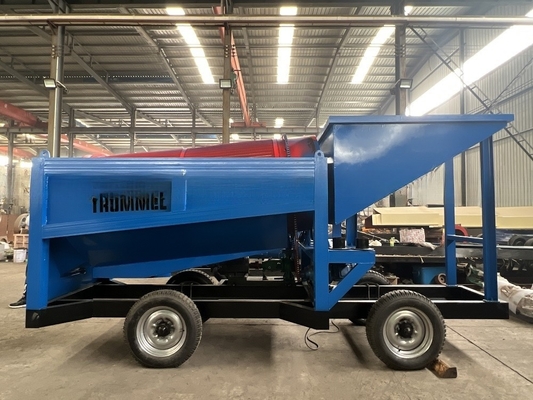 380V/415V/440V Procesador de oro aluvial planta de lavado de tambores de mineral para la separación de arena de oro