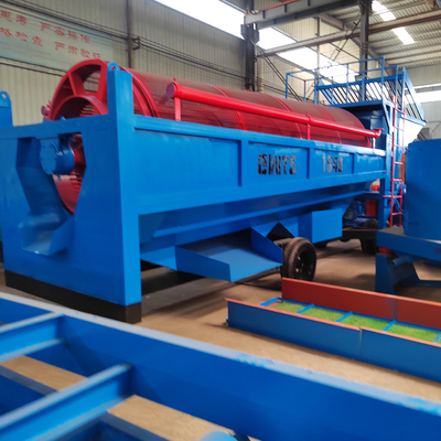 Ecrán de tambor móvil confiable para minería fluvial Tamaño de alimentación Menos de 300 mm