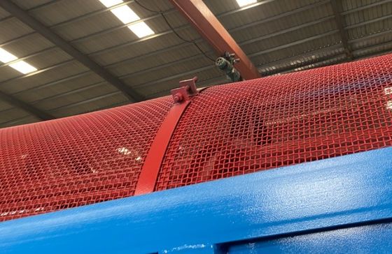 Material de barras de acero Lavado de oro Trommel Screen para 2 TPH Arcillas Aluvial Minería de diamantes