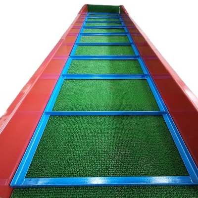 Plantas de fabricación de mineral de oro aluvial caja de alfombra para equipos de procesamiento de minería