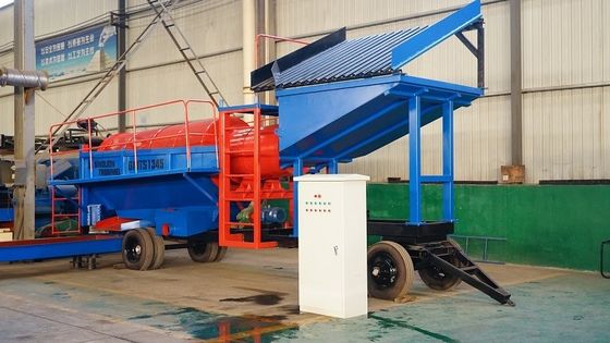 Máquina rotativa de detección de tambores de extracción de oro de 50 a 80 t/h para oro aluvial o de colocación