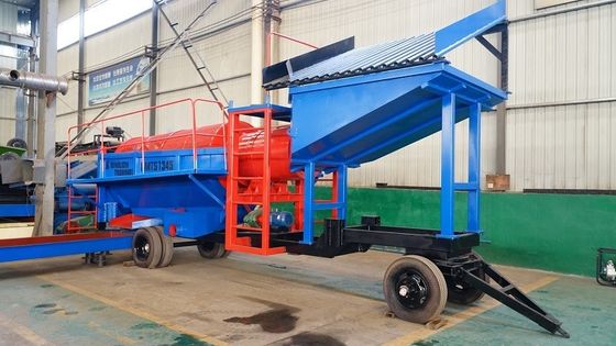 Máquina rotativa de detección de tambores de extracción de oro de 50 a 80 t/h para oro aluvial o de colocación