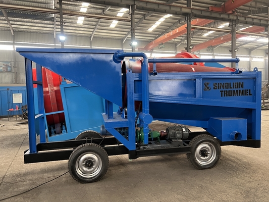 10-30TPH planta de procesamiento de oro planta de lavado con máquina de pantalla de tambor de minería de oro