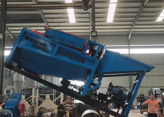 Pintura de tambor rotativo de minería de oro a pequeña escala en Rusia Voltado de producto patentado 380V