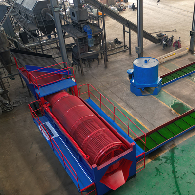 Planta de lavado de tambores de oro aluvial de 200 Tph con equipos de extracción de diamantes en Ghana