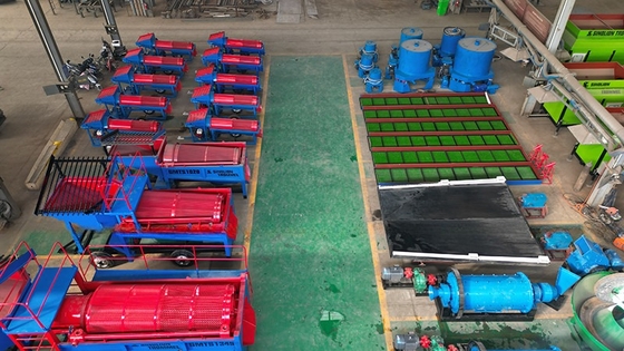 20 TPH Capacidad de la planta móvil de lavado de oro para equipos de extracción de oro aluvial