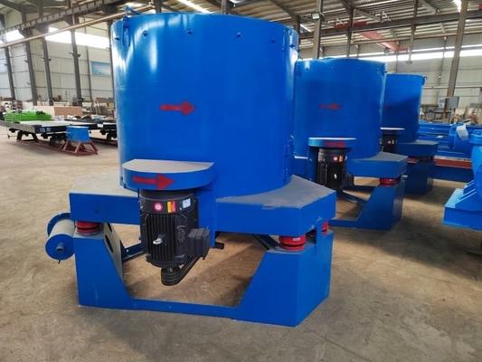 Máquina de concentración centrífuga de refinado de oro fino para la separación de arena aluvial