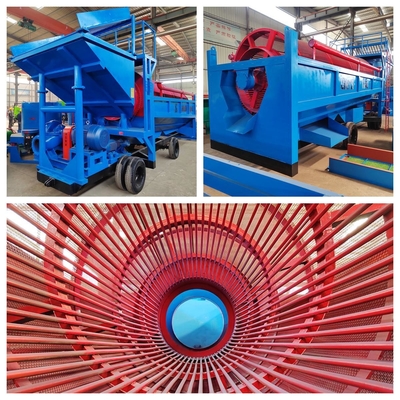 Equipo de minería de oro aluvial Trommel Screen Wire Screen Mesh con apoyo técnico