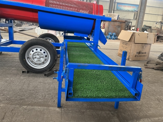 620 KG Minería de oro tambor máquina de alimentación tamaño inferior a 300 mm portátil