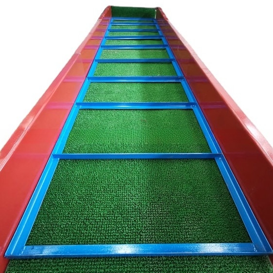 Popular venta de la minería de oro mejor caja de alfombras de oro para 1000 * 6000mm tamaño