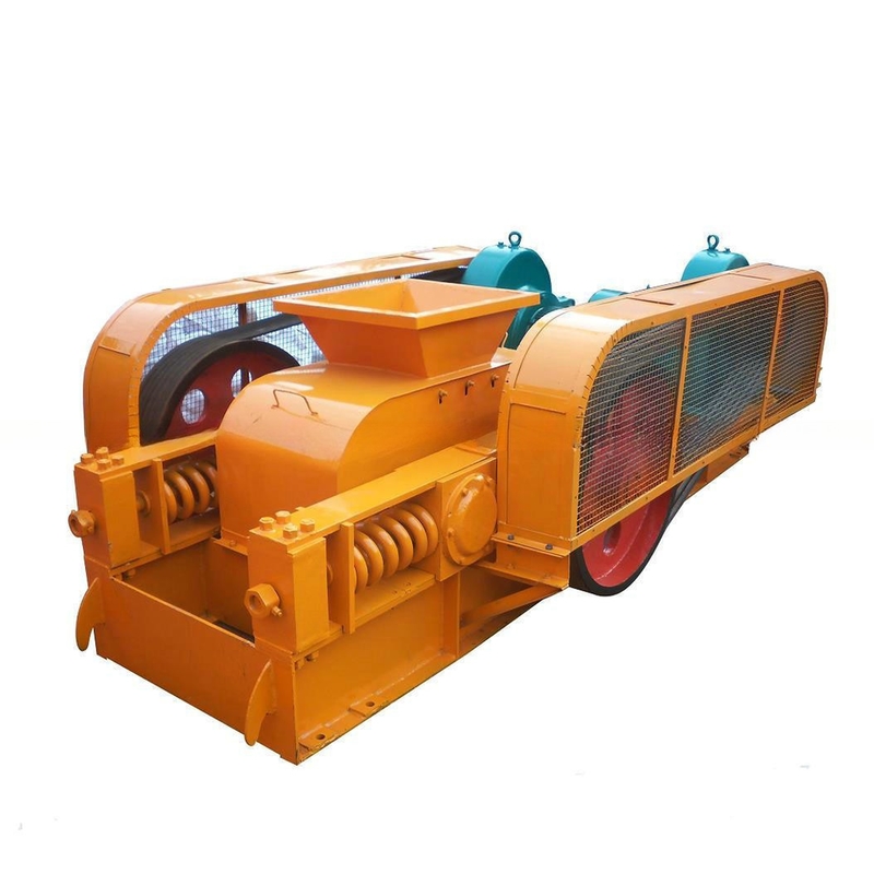 Máquina de trituración de doble rollo para arcilla de lodo de carbón y piedra caliza según el modelo diferente