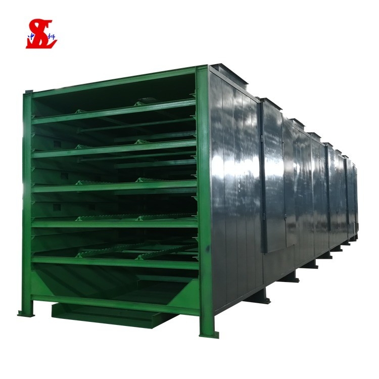 Horno de secado industrial personalizado para la línea de producción de briquetas de carbón y 4 capas