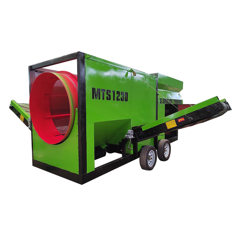 1200x2500 Escrín de trompas de compost para la detección de residuos móviles en la producción de compost