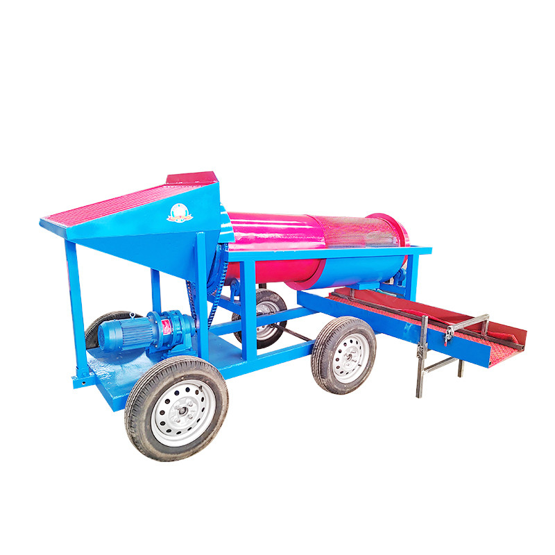 Gran capacidad 520 KG Capacidad Pequeño tambor de oro para minería de oro aluvial de 5 a 10 t/h