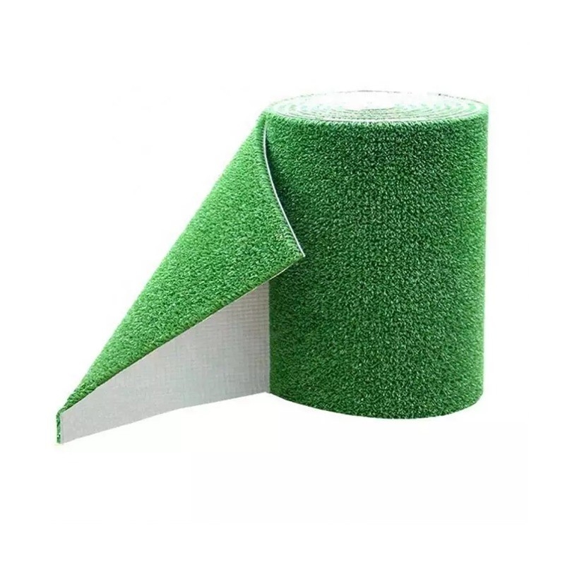 Alta tasa de recuperación Recoger oro Alfombra de minería de plástico verde Hierba de plástico 74 kg/rollo 80 kg/rollo