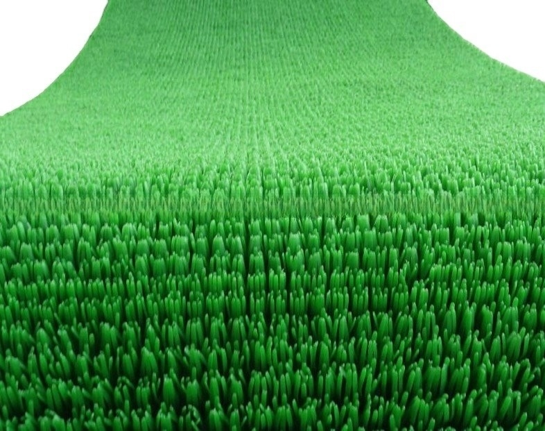 Alta tensión reciclaje minería de oro alfombra verde hierba de plástico con fabricación personalizada