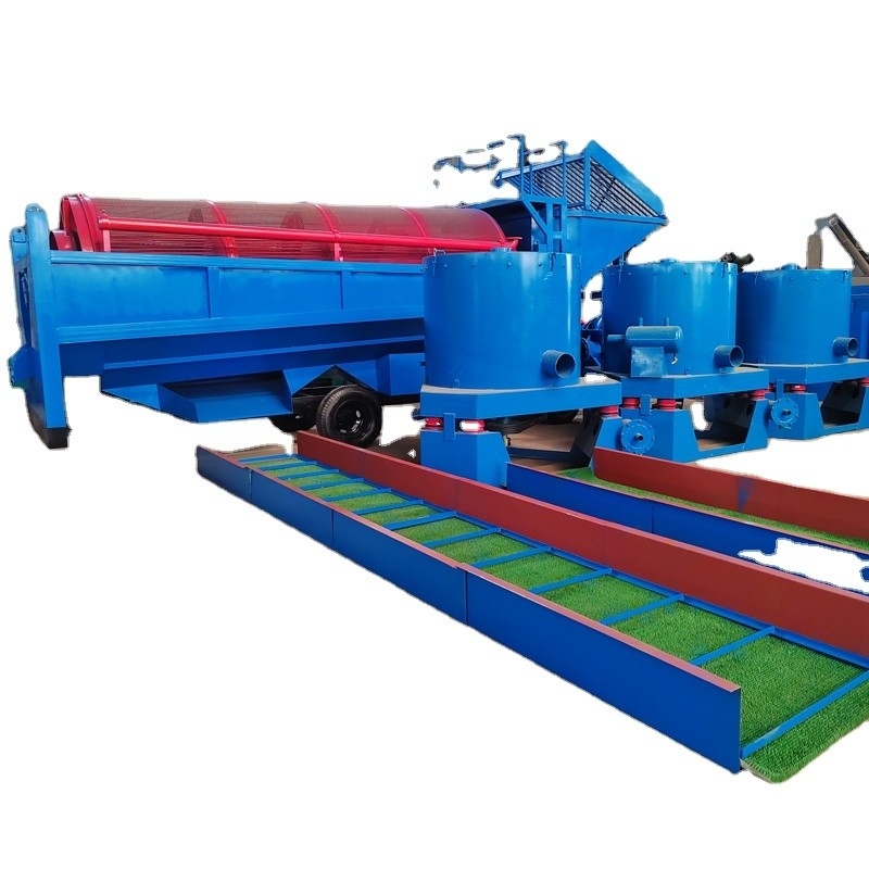 Minería de oro planta de lavado de tambores de oro equipo de minería directa 6500 KG voltaje 380V/440V