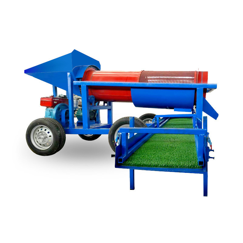 Plan de extracción de oro fácil de operar 5-10t/h Máquina de lavado de oro pequeña Mini Trommel de oro
