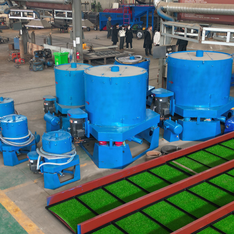Máquina de centrifugadora de oro pequeña para el refinamiento fácil y conexión de pantalla de trompa en el mercado