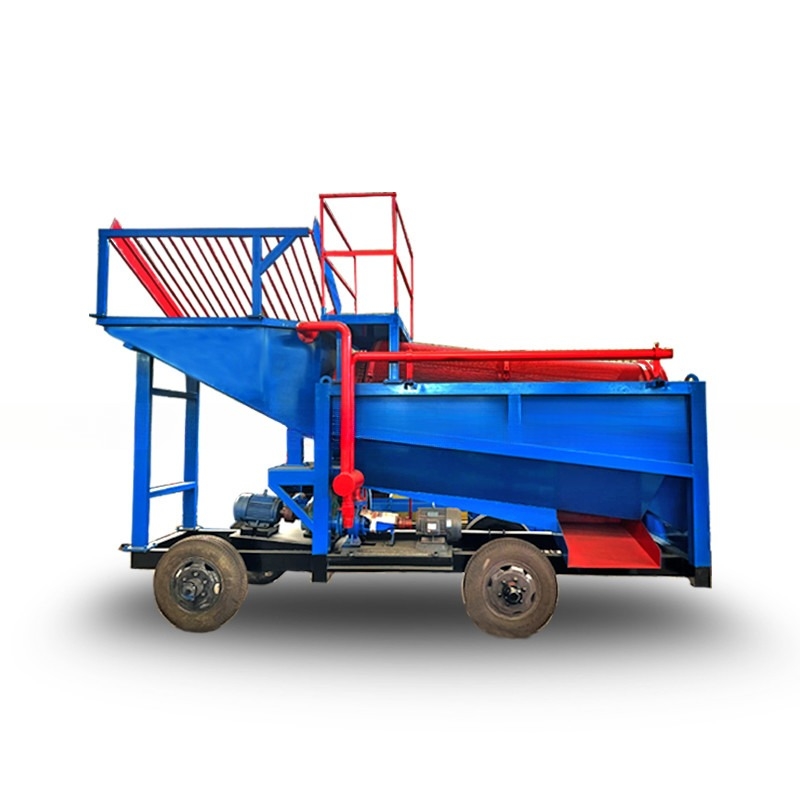 Pintura de tambor rotativo de minería de oro a pequeña escala en Rusia Voltado de producto patentado 380V